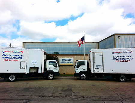 Affiliated Archives document storage and courier service is a sister company to Affiliated Van Lines of Lawton, Inc.